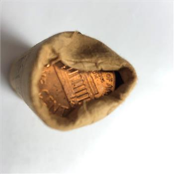 1961 Original Bank Wrapped Shotgun Roll *50 Uncirculated Coins