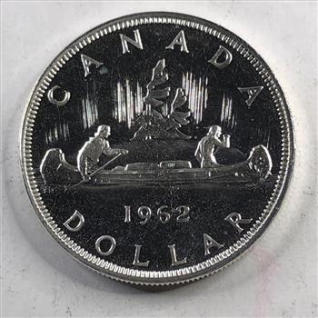 1962 Canadian Proof Silver Dollar*Voyageurs