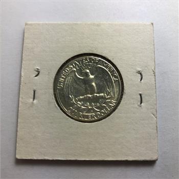 1962 D Silver Quarter *Brilliant Uncirculated