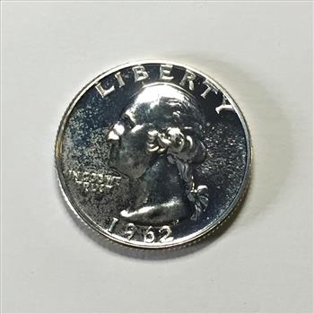 1962 Proof Silver Washington Quarter*Deep Cameo