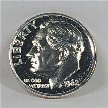 1962 Silver Roosevelt Dime