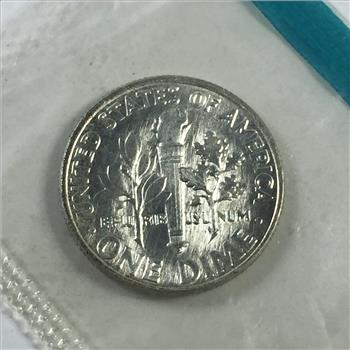 1963 Silver Roosevelt Dime*Uncirculated in Original Cellophane Packet From Uncirculated Coin Set