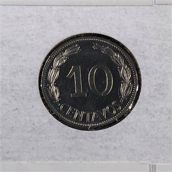 1964 Ecuador 10 Centavos*High Grade