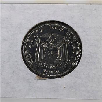 1964 Ecuador 10 Centavos*High Grade