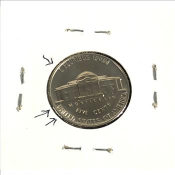 1964 Proof Double Die Obverse and Reverse Jefferson Nickel High Grade Cameo