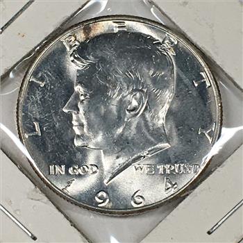 1964 Silver Kennedy Half Dollar*High Grade*Lustrous