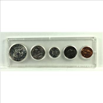 1964 United States Silver Uncirculated Coin Set*Kennedy Half Dollar*Nice Luster*In Whitman Holder