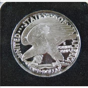 1965 BROKEN SWORD Peace Silver Dollar*Graded Gem BrilliantUncirculated by NCG*1oz .999 Fine Silver