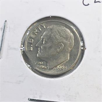 1965 P Clipped Dime *High Grade Error Coin