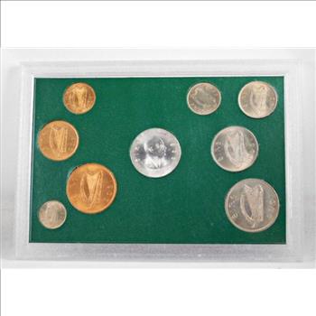 1966 Ireland Uncirculated Coin Set*Nine Coins in Custom Holder