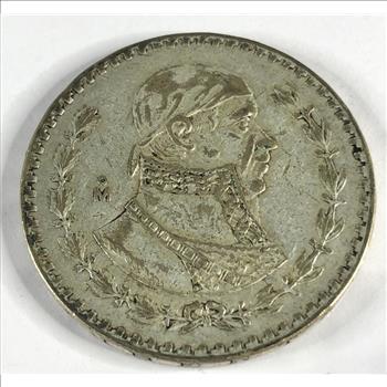 1966Mo Mexico Silver Peso