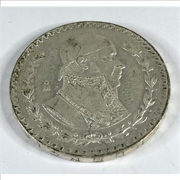 1966Mo Mexico Silver Peso*High Grade