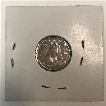 1968 Canada Dime Queen Elizabeth *High Grade