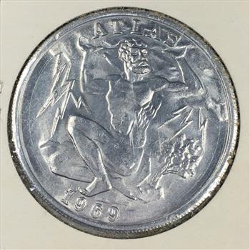 1969 Atlas**A Visit To The Zoo Token*Aluminum