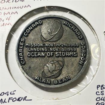 1969 High Relief Apollo XII Medallion*1.25