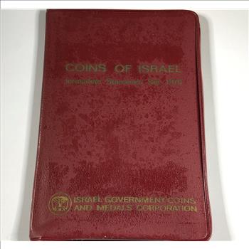 1970 Coins of Israel*Specimen Set*Six Coins in Portfolio*Israel Government Coins and Medals Corporation