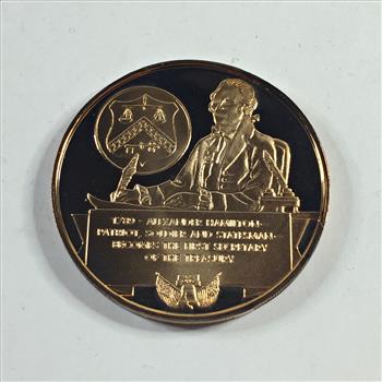 1971 Alexander Hamilton Commemorative Bronze Medallion*Proof*1.5
