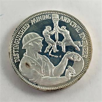 1971 Proof Sterling Silver Henry Ossian Flipper Medallion*26.5 Grams .925 Silver*Franklin Mint