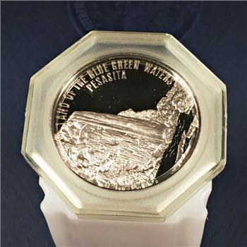 1971 The Havasupai People's History, .80oz .999 Silver Medallion and Signature of the Tribal Chairman*Numbered