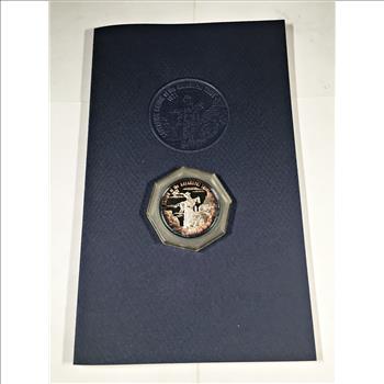 1971 The Havasupai People's History, .80oz .999 Silver Medallion and Signature of the Tribal Chairman*Numbered