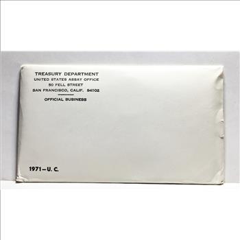 1971 United States Mint Uncirculated Coin Set*Both P & D Mint Marks*In Original US Mint Packaging