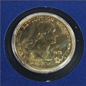 1972 American Revolution Bicentennial Commemorative Bronze Medal*George Washington