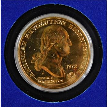 1972 American Revolution Bicentennial Commemorative Medal*George Washington*Sons of Liberty