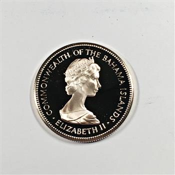 1972 Bahama Islands Silver Proof Half Dollar Marlin Sword Fish