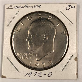 1972 D Eisenhower Dollar Coin *High Grade