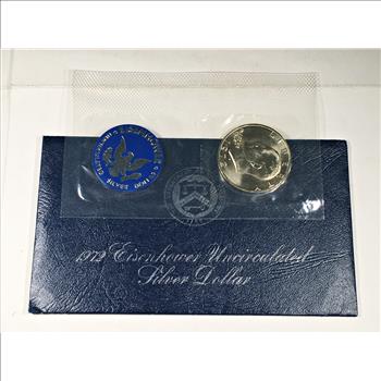 1972 Eisenhower Uncirculated Silver Dollar*In Original US Mint Packaging