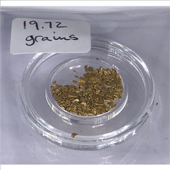 19.72 grains Pure Gold Bullion*In Capsule