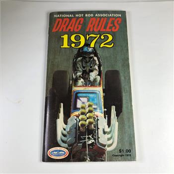 1972 National Hot Rod Drag Rules*90 Page Book