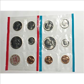 1972 United States Mint Uncirculated Coin Set*Both P & D Mint Marks Plus 