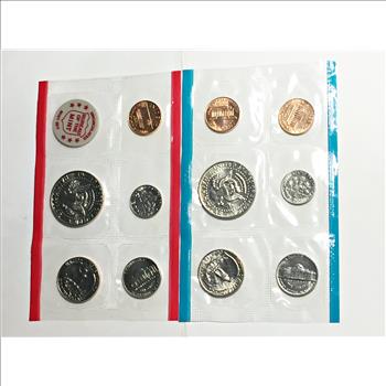 1972 United States Mint Uncirculated Coin Set*Both P & D Mint Marks Plus 