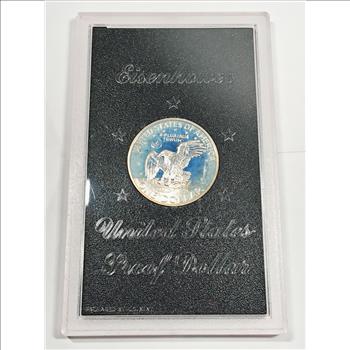 1972-S Eisenhower Proof Silver Dollar*Original Custom Holder