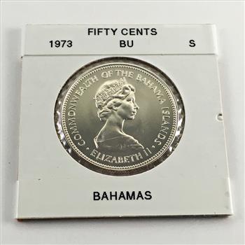 1973 Bahamas Fifty Cents*Uncirculated with Luster