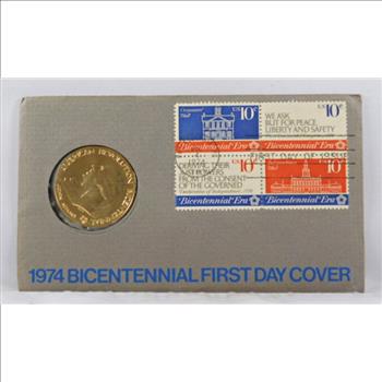 1974 John Adams - First Continental Congress - American Revolution Bicentennial Commemorative Medal