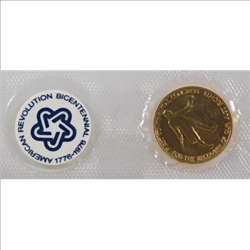 1974 John Adams - First Continental Congress - American Revolution Bicentennial Commemorative Medal