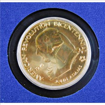 1974 John Adams - First Continental Congress - American Revolution Commemorative Medal
