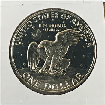 1974-S Proof Silver Eisenhower Dollar*Deep Cameo