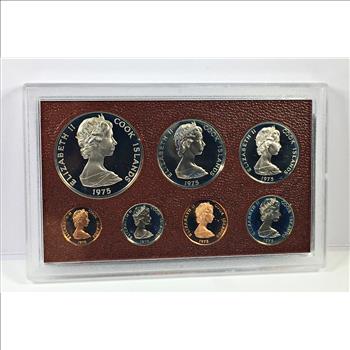 1975 Cook Islands Proof Set*Seven Coins in Custom Holder