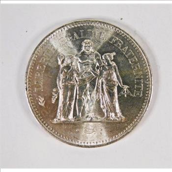 1975 France Silver 50 Francs Coin*Liberte Egalite Fraternite*90% Silver