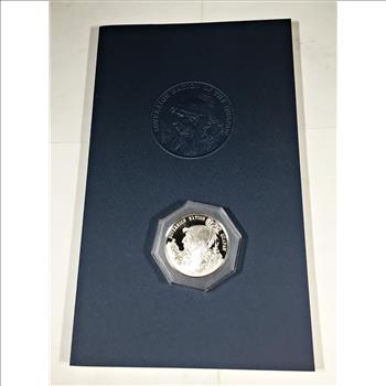 1975 The Quapaw People's History, .80oz .999 Silver Medallion and Signature of the Tribal Chairman*Numbered