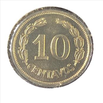 1976 Ecuador 10 Centavos*High Grade