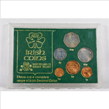 1976 Ireland Coin Set Includes 6 Coins