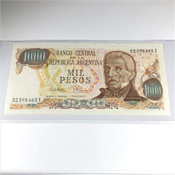 1976-1983 Argentina 1000 Pesos Banknote*Crisp Uncirculated