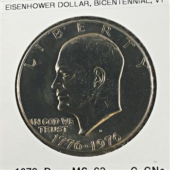 1976-D Type 1 US Bicentennial Commemorative Eisenhower Dollar*High Grade