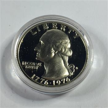1976-S Proof Silver United States Bicentennial Washington Quarter*DCAM*In Protective Capsule