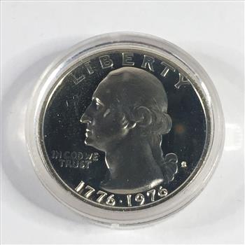 1976-S United States Bicentennial Proof Silver Washington Quarter*DCAM*In Protective Capsule
