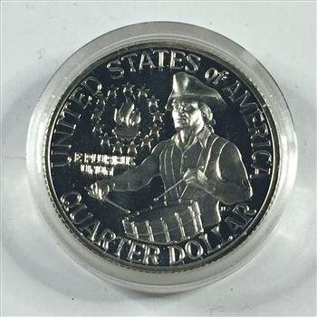 1976-S United States Bicentennial Washington Proof Silver Quarter*HIGH CAMEO*In Protective Capsule